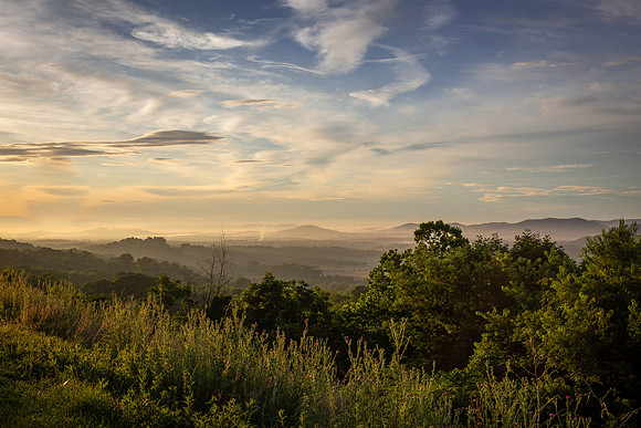 Morning Mist Over Rockfish Valley